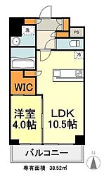 都営新宿線 住吉駅 徒歩8分の賃貸マンション 5階1LDKの間取り
