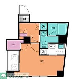 都営浅草線 本所吾妻橋駅 徒歩13分の賃貸マンション 5階ワンルームの間取り