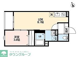 間取図画像 1LDK