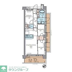 間取図画像 2SLDK