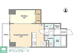 間取図画像 1LDK