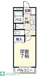 間取図画像 1K