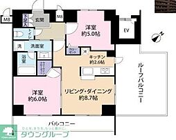 LINXAVENIR 2LDKの間取図画像