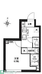 レピュア東大島駅前レジデンス 1Kの間取図画像