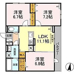 物件の間取り