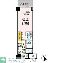 サンジョイアゼロ 1Kの間取図画像