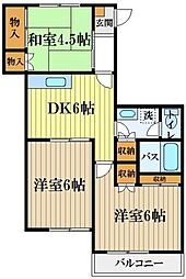 間取図画像 3DK
