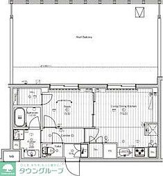 (仮称)PREMIUMCUBE東高円寺DEUX 1LDKの間取図画像