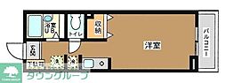 パル・メゾンエスポワール ワンルームの間取図画像