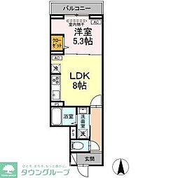 練馬区早宮4丁目PJ 1LDKの間取図画像