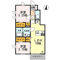 物件の間取り