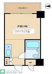 グローリア初穂武蔵境 ワンルームの間取図画像