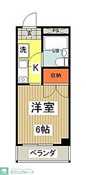 アーバンライフ秋山 1Kの間取図画像