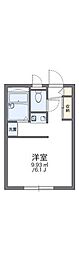 レオパレススリーナイン 1Kの間取図画像