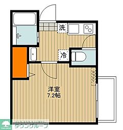 グランコート岩槻久伊豆 1Kの間取図画像