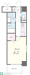 ELVIENTO 1Kの間取図画像