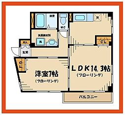 間取図画像 1LDK