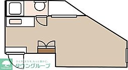 メゾンドノア聖蹟桜ケ丘 ワンルームの間取図画像