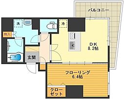 シャーメゾンステージ日野 1LDKの間取図画像