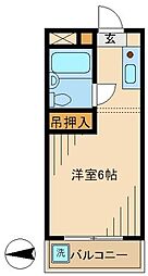 アートイン大塚 1Kの間取図画像
