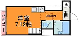 メゾンSSK ワンルームの間取図画像