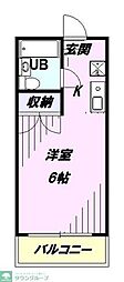 アート.1 ワンルームの間取図画像
