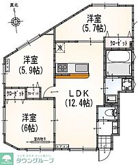 物件の間取り
