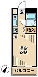 ステュディオ永山 1Kの間取図画像