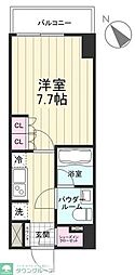 AZEST立川2 1Kの間取図画像