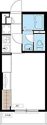 リブリ・YaEn 1Kの間取図画像