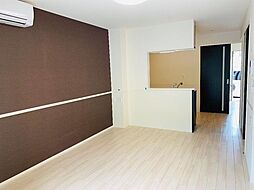 小田急小田原線 柿生駅 バス20分 亀井橋下車 徒歩9分の賃貸アパート 1階2LDKのリビング/ダイニング