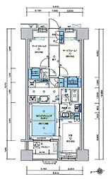 プレシス八王子レグリオ 3LDKの間取図画像