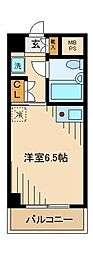 MISH ワンルームの間取図画像
