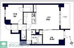 センチュリー八王子ルミエール 2LDKの間取図画像