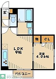 ストークコニシ 1LDKの間取図画像