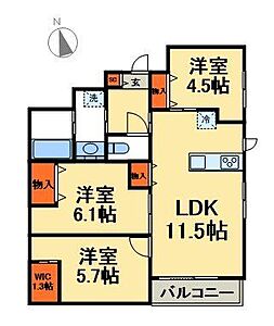 間取り：間取図