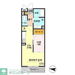 間取図画像 1LDK