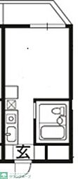ウインベルソロ八柱No.5 ワンルームの間取図画像