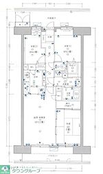白井ロジュマン 3LDKの間取図画像