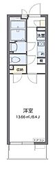 クレイノルナルミエール三郷 1Kの間取図画像