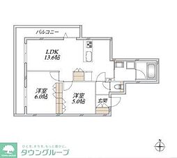 Astraea 2LDKの間取図画像