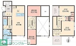 仮)八潮市大原 新築工事 2SLDKの間取図画像