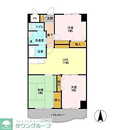 クオリティ・ダイカン 3LDKの間取図画像