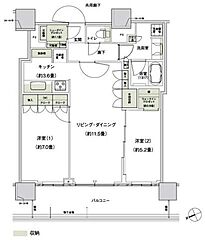 物件の間取り