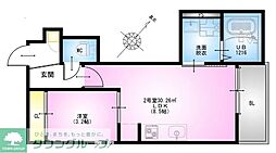 REGALEST HINATA 1LDKの間取図画像