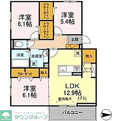 物件の間取り
