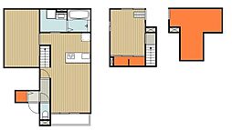 Casa de Arena I 1LDKの間取図画像