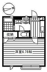 MYステージ坂戸 1Kの間取図画像