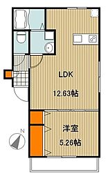 GranLian Kawagoe 1LDKの間取図画像