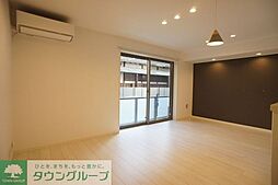 JR南武線 谷保駅 徒歩12分の賃貸マンション 1階2LDKのリビング/ダイニング